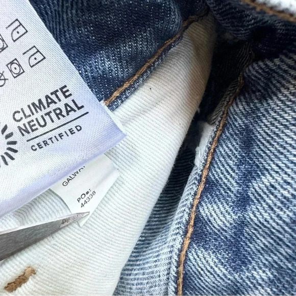 Reformation Nila Long Denim Skirt in Medium Wash Jean Blue Galway 24 - Picture 9 of 16